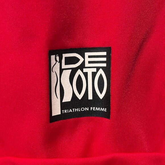 De Soto Triathlon Top and Bottom New With Tags Women Sz L Deadstock - Picture 9 of 9